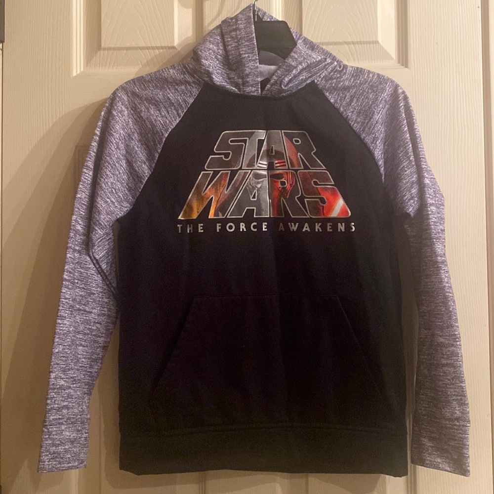 Star Wars Hoodie/ Youth Médium/ Black and Grey/ Great Condition